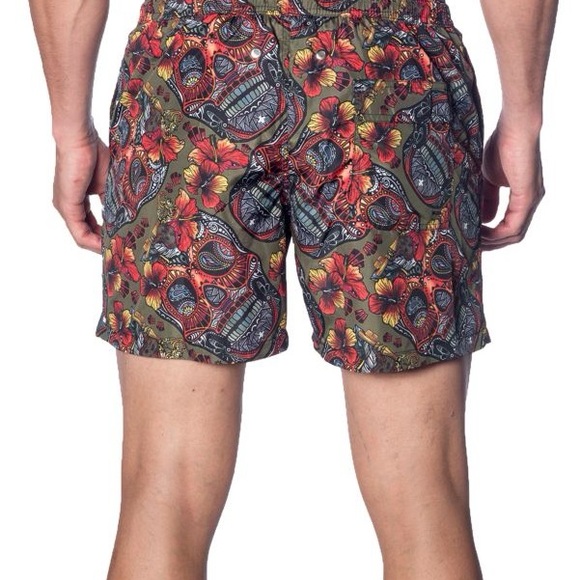 Jared Lang Printed Swim Trunks Shorts Men’s Size Medium - Picture 13 of 14